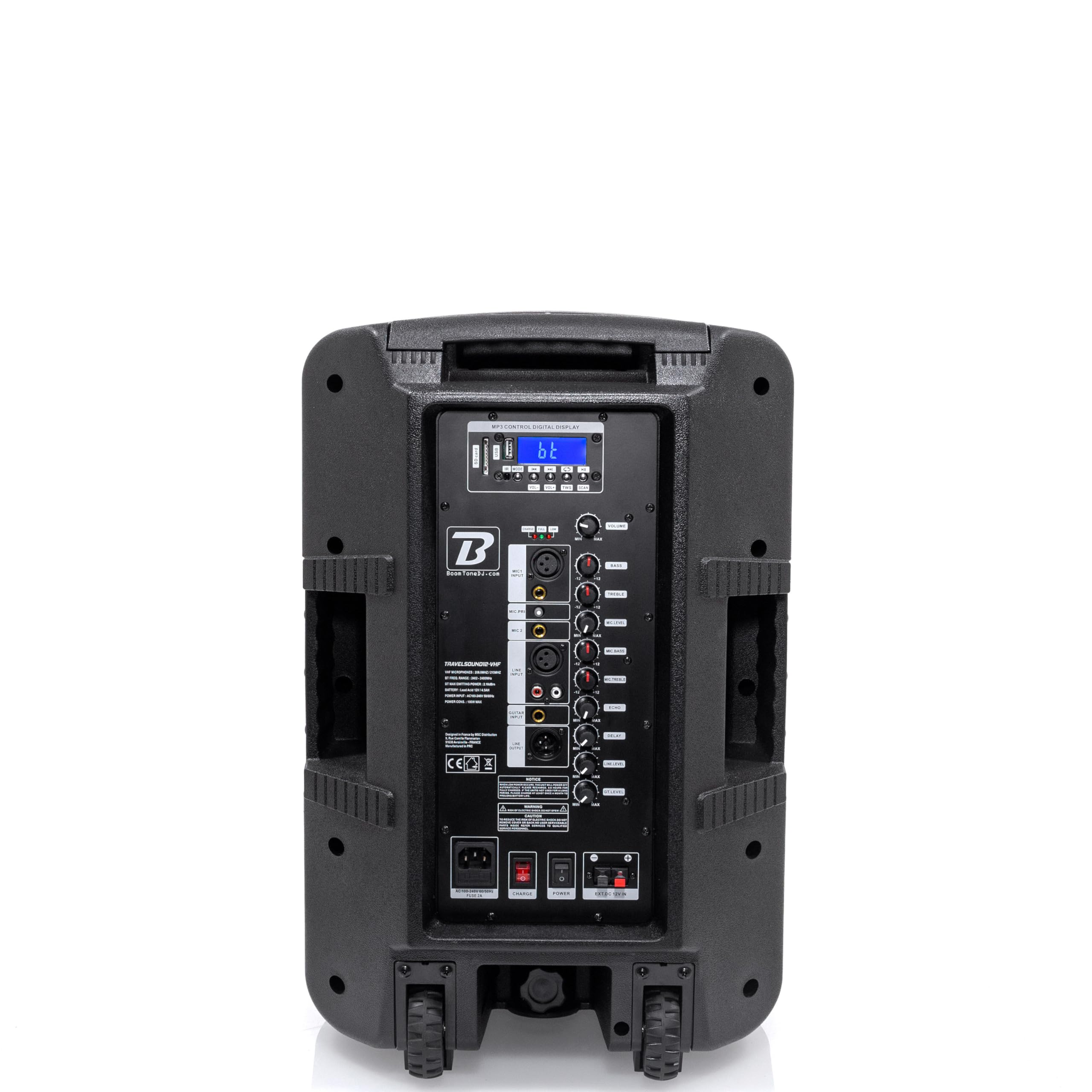 boomtonedj-travelsound12-vhf-enceinte-portable-12-600w-batterie image 4