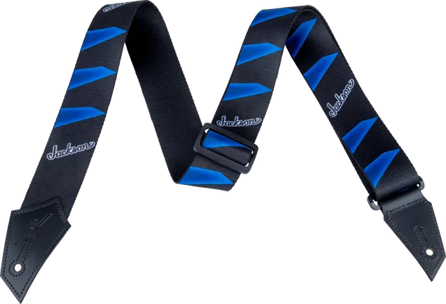 jackson-straps-sangle-guitare-headstock-noir-bleu-50-8-mm image 1