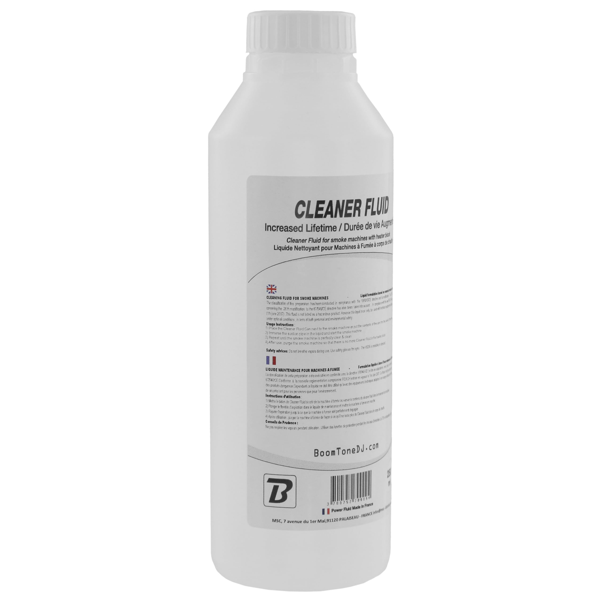 boomtonedj-cleaner-fluid-liquide-nettoyage-machine-fum-e-250ml image 1