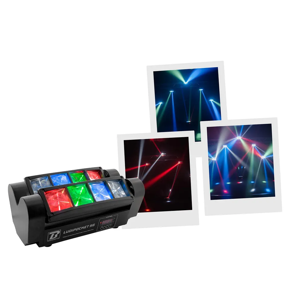 boomtonedj-ludipocket-sg-spider-led-rgbw-8x3w image 1