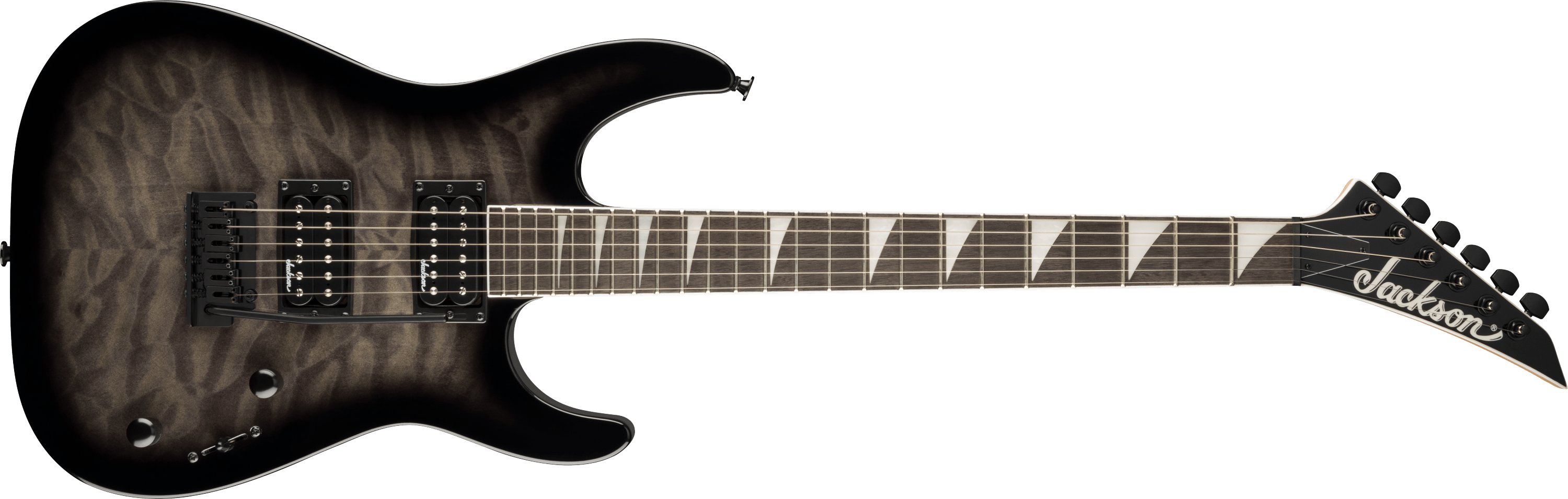 jackson-js-dinky-js20-dkq-2pt-guitare-transparent-blue-peuplier image 2