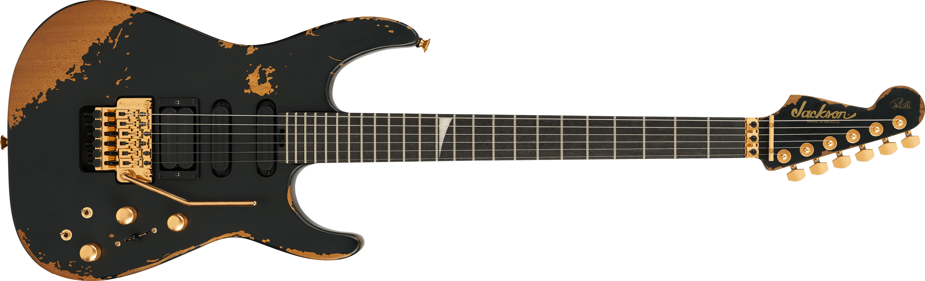 jackson-pro-series-phil-collen-pc1-e-guitare-lectrique-worn-black image 1