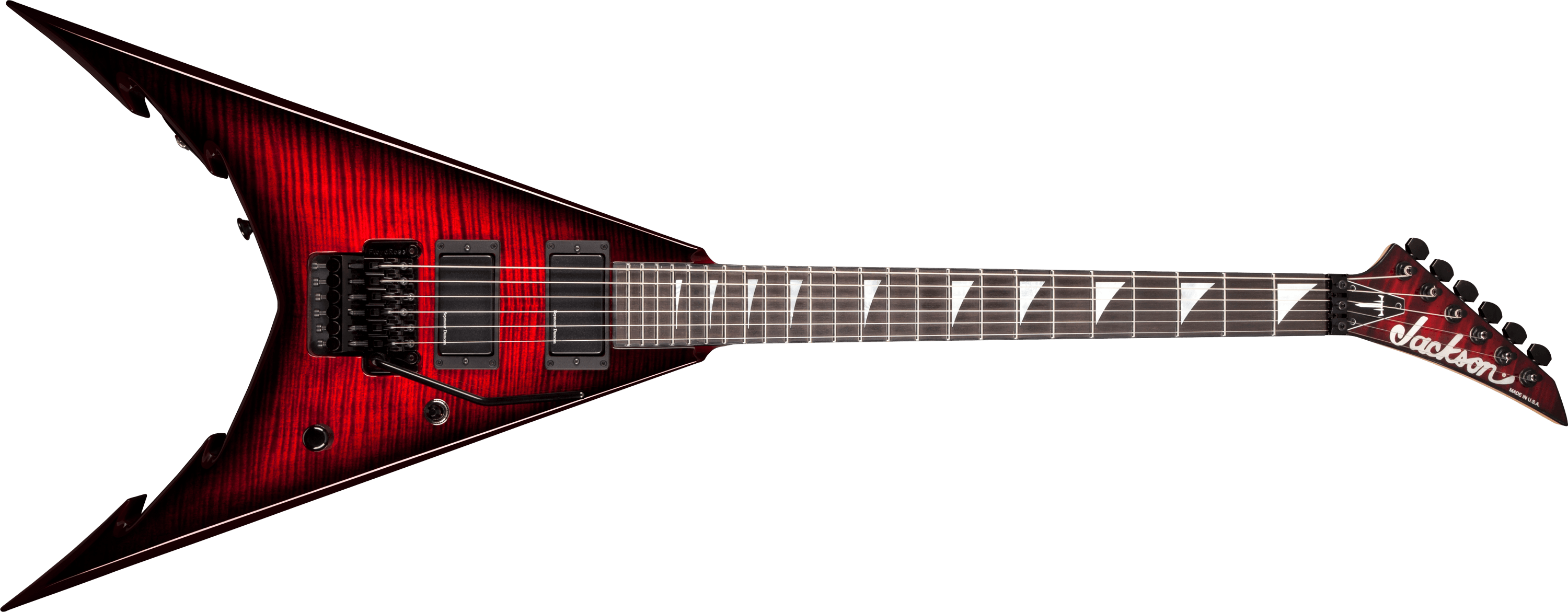jackson-king-v-kv6-guitare-lectrique-gloss-black-floyd-rose image 3