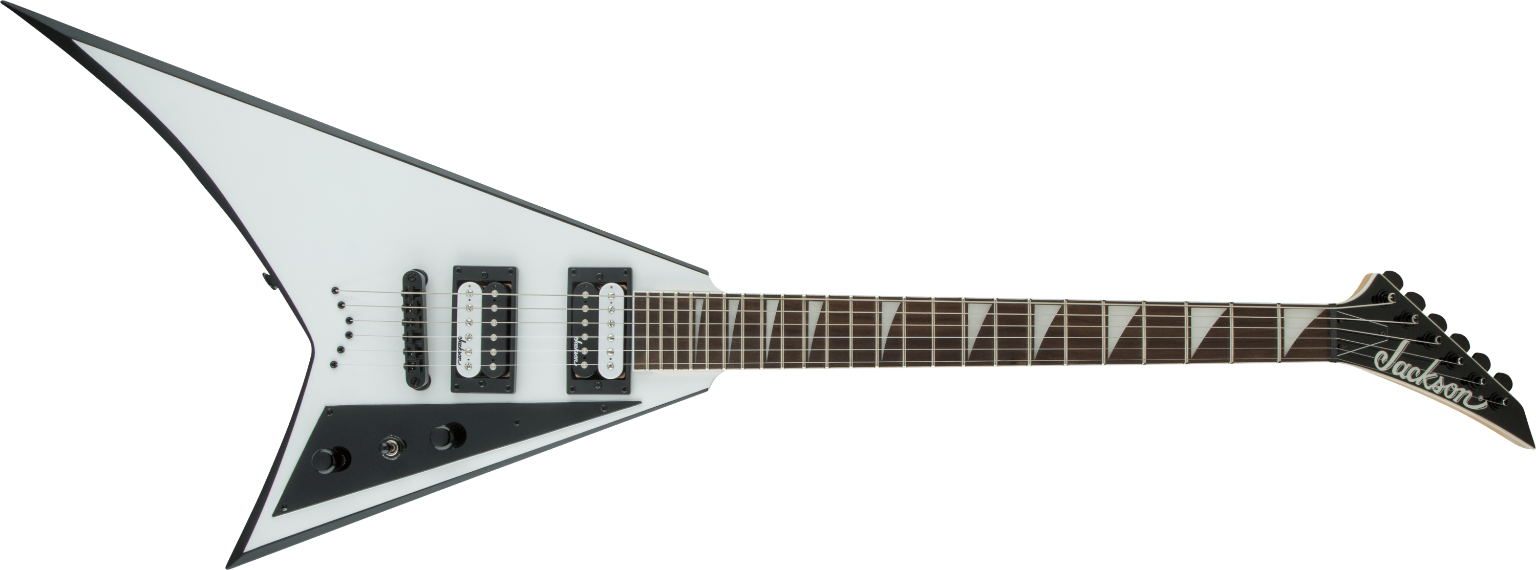 jackson-js-series-rhoads-js32t-guitare-lectrique-white-black-bevels image 1