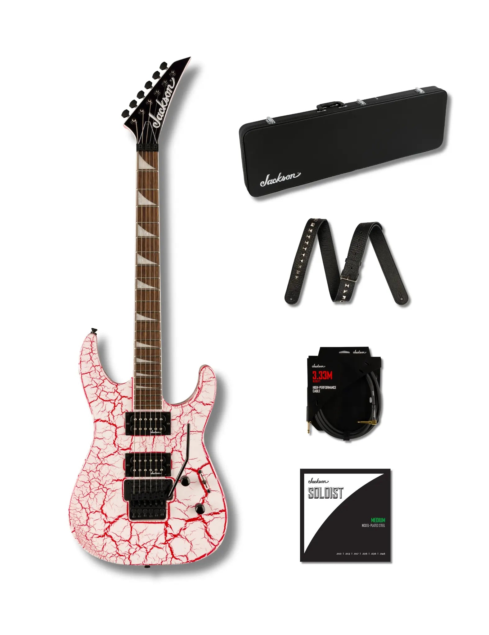 jackson-x-series-soloist-slx-dx-guitare-lectrique-bloodshot-crackle-bundle image 1