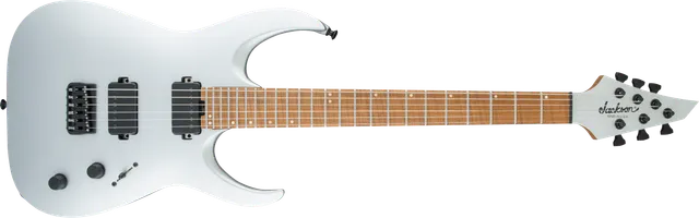 jackson-juggernaut-ht6-guitare-lectrique-satin-silver-bare-knuckle image 1