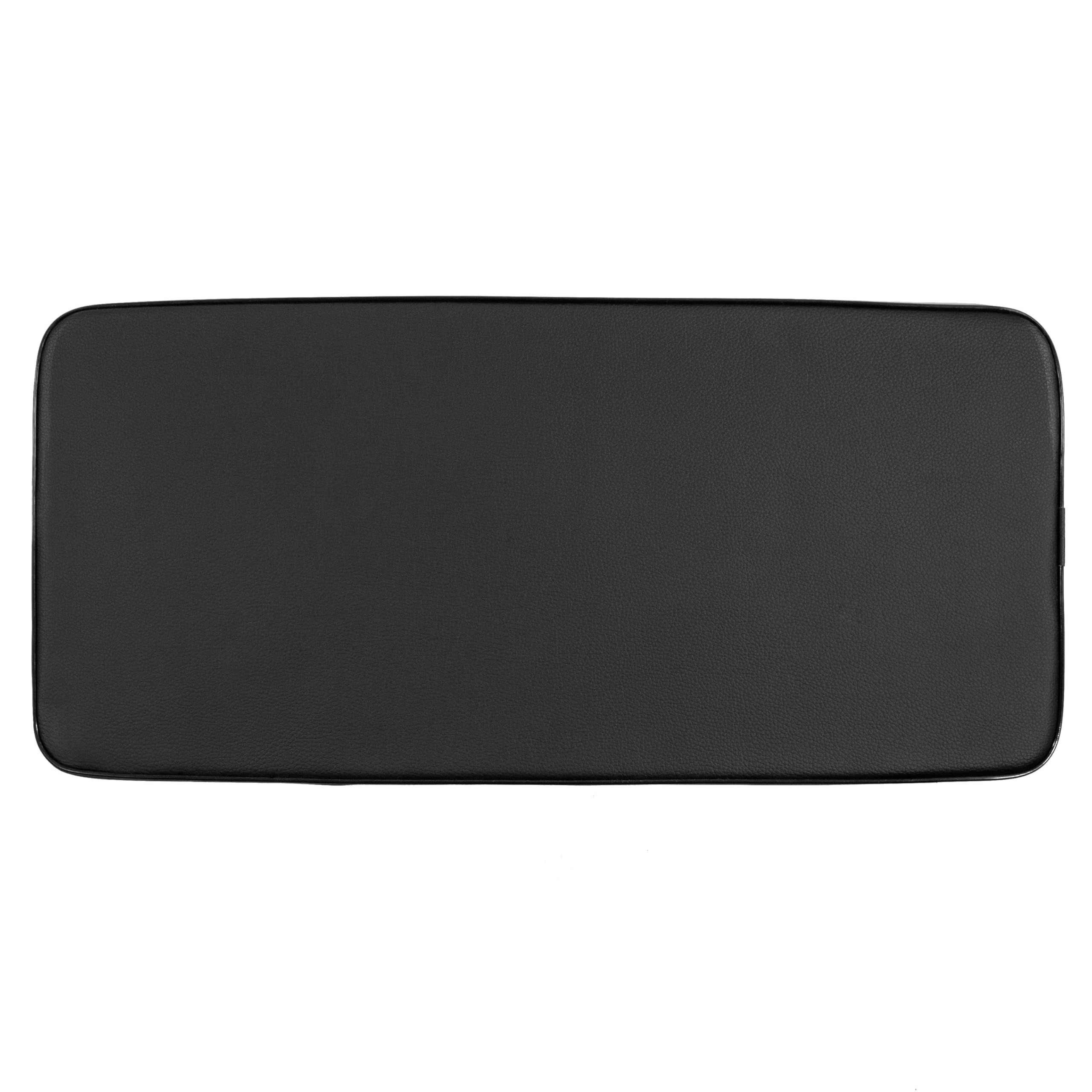 boomtonedj-st-1-banc-clavier-x-simili-cuir-noir-r-glable image 5