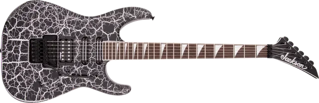 jackson-x-series-sl3x-dx-crackle-guitare-yellow-crackle image 1