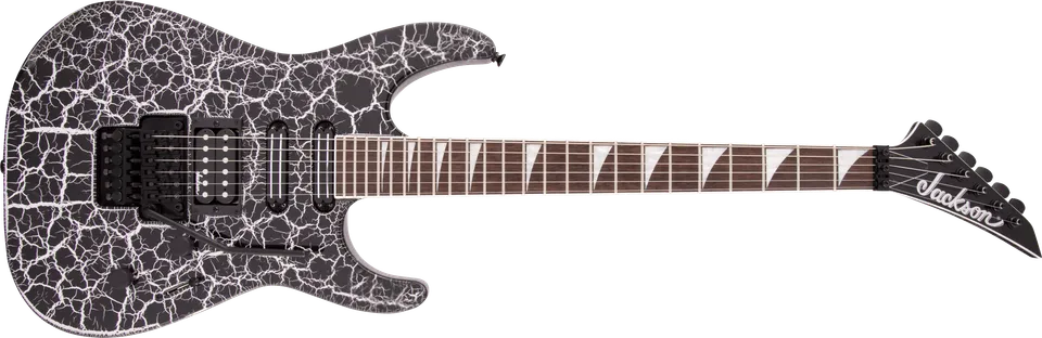 jackson-x-series-sl3x-dx-crackle-guitare-yellow-crackle image 1
