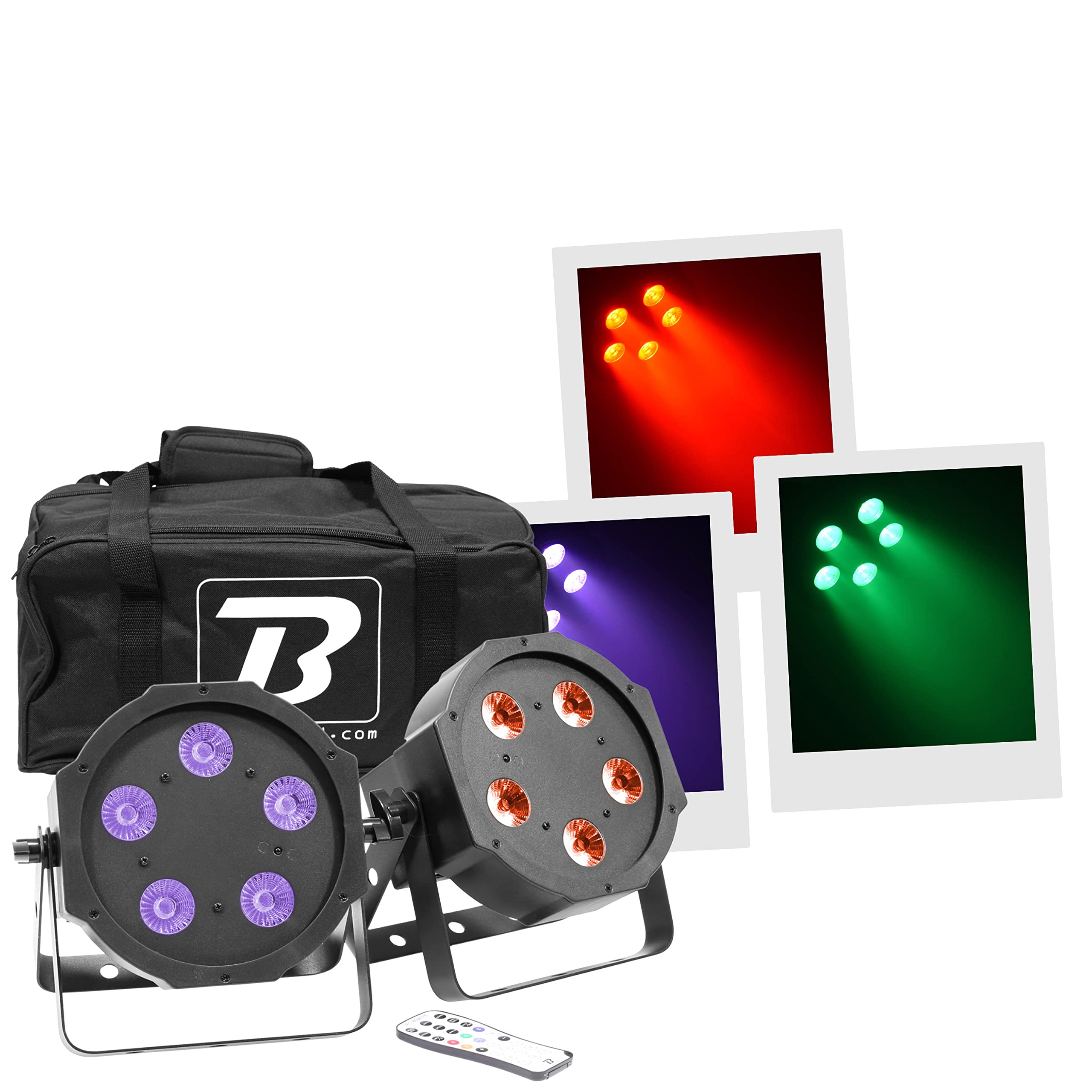 boomtonedj-flatpar-5x5w-projecteur-led-rgb-uv-lot-de-2 image 1