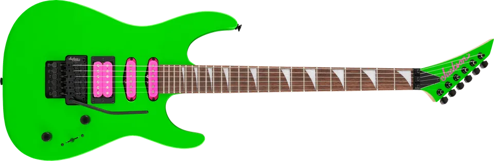 jackson-x-series-dinky-dk3xr-guitare-lectrique-neon-green-hss image 1