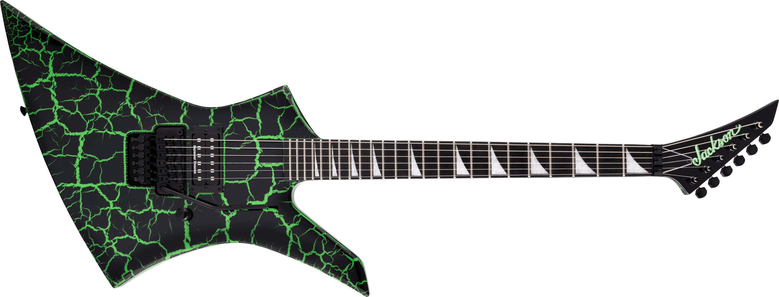 jackson-pro-brandon-ellis-kelly-guitare-green-crackle-floyd image 1