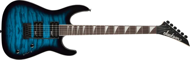jackson-js-dinky-js20-dkq-2pt-guitare-transparent-blue-peuplier image 1
