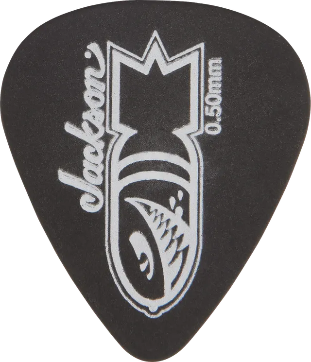 jackson-351-bomb-picks-m-diators-guitare-noirs-0-73-mm-x12 image 1