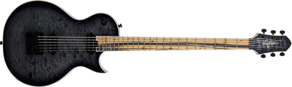 jackson-pro-plus-sleep-token-iv-monarkh-guitare-transparent-black image 1