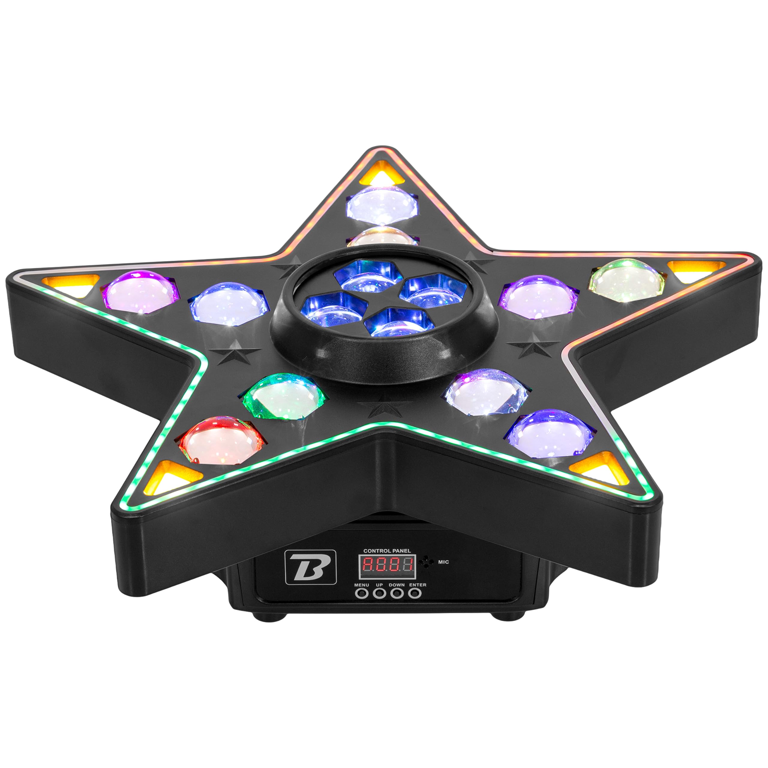 boomtonedj-star-beam-effet-lumineux-led-3-en-1-rotation image 4