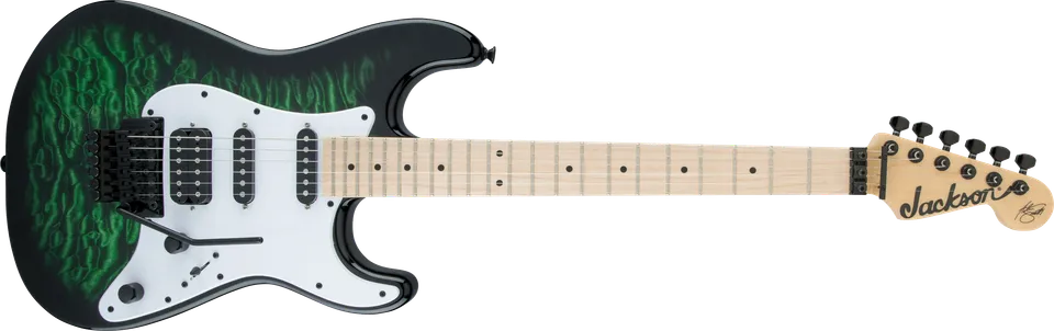 jackson-x-adrian-smith-sdxqm-guitare-lectrique-verte image 1