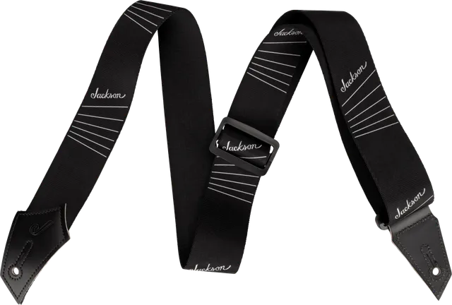 jackson-strap-string-pattern-sangle-guitare-50-mm-noir-blanc image 1