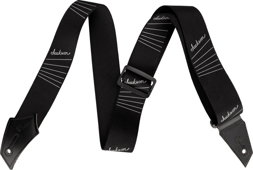 jackson-strap-string-pattern-sangle-guitare-50-mm-noir-blanc image 1
