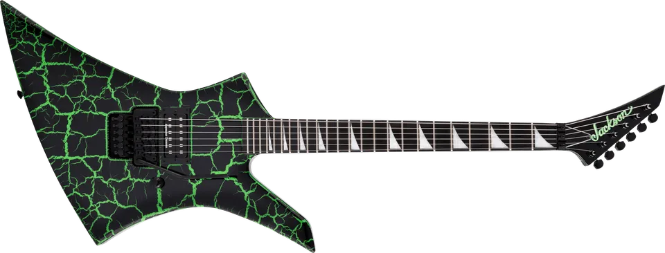 jackson-pro-brandon-ellis-kelly-guitare-green-crackle-floyd image 1