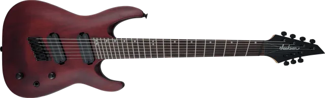 jackson-x-series-dinky-dkaf7-ms-guitare-7-cordes-stained-mahogany image 1