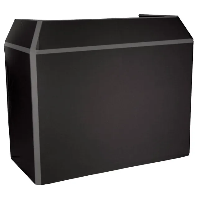 boomtonedj-dj-stand-pro-tissu-lycra-noir-habillage-stand image 1