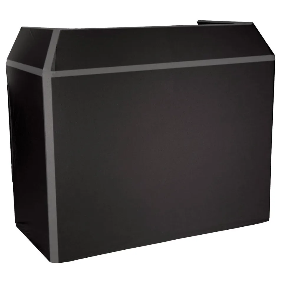 boomtonedj-dj-stand-pro-tissu-lycra-noir-habillage-stand image 1