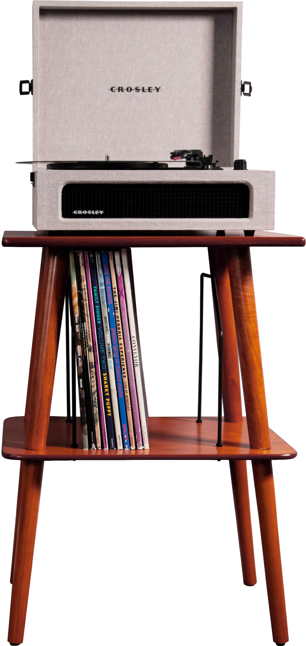 crosley-manchester-meuble-vinyle-paprika-rangement-disques image 5