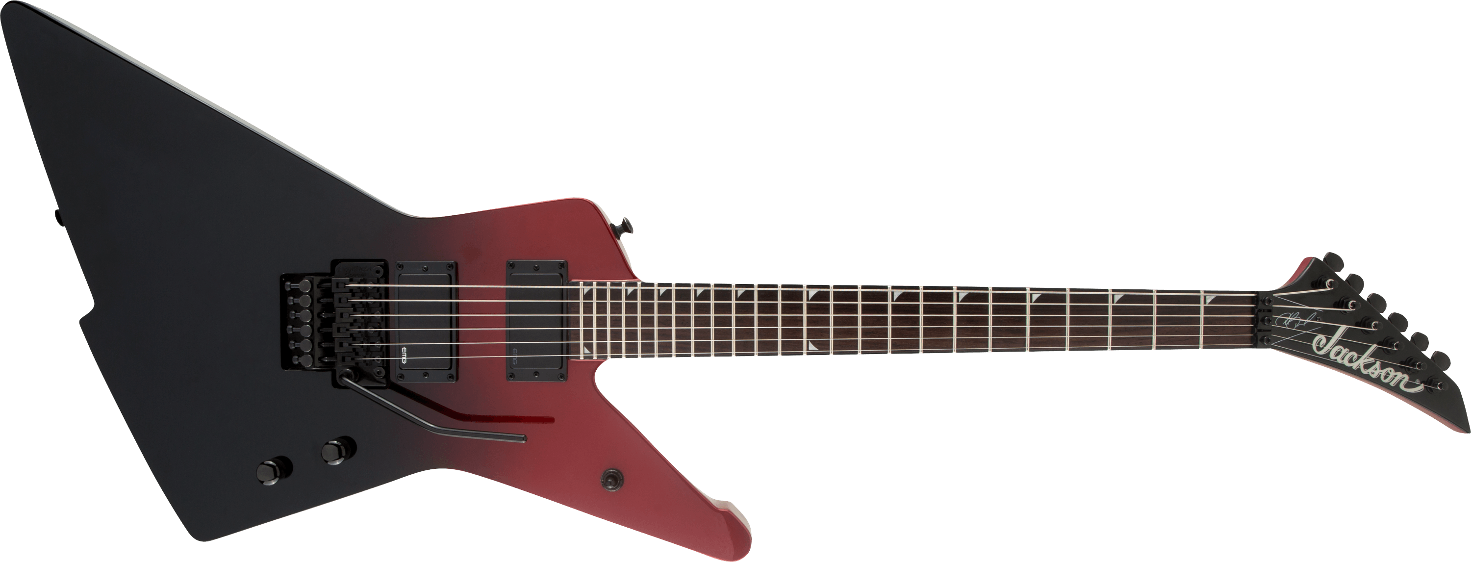 jackson-demmelition-fury-pd-guitare-red-tide-fade-emg image 1