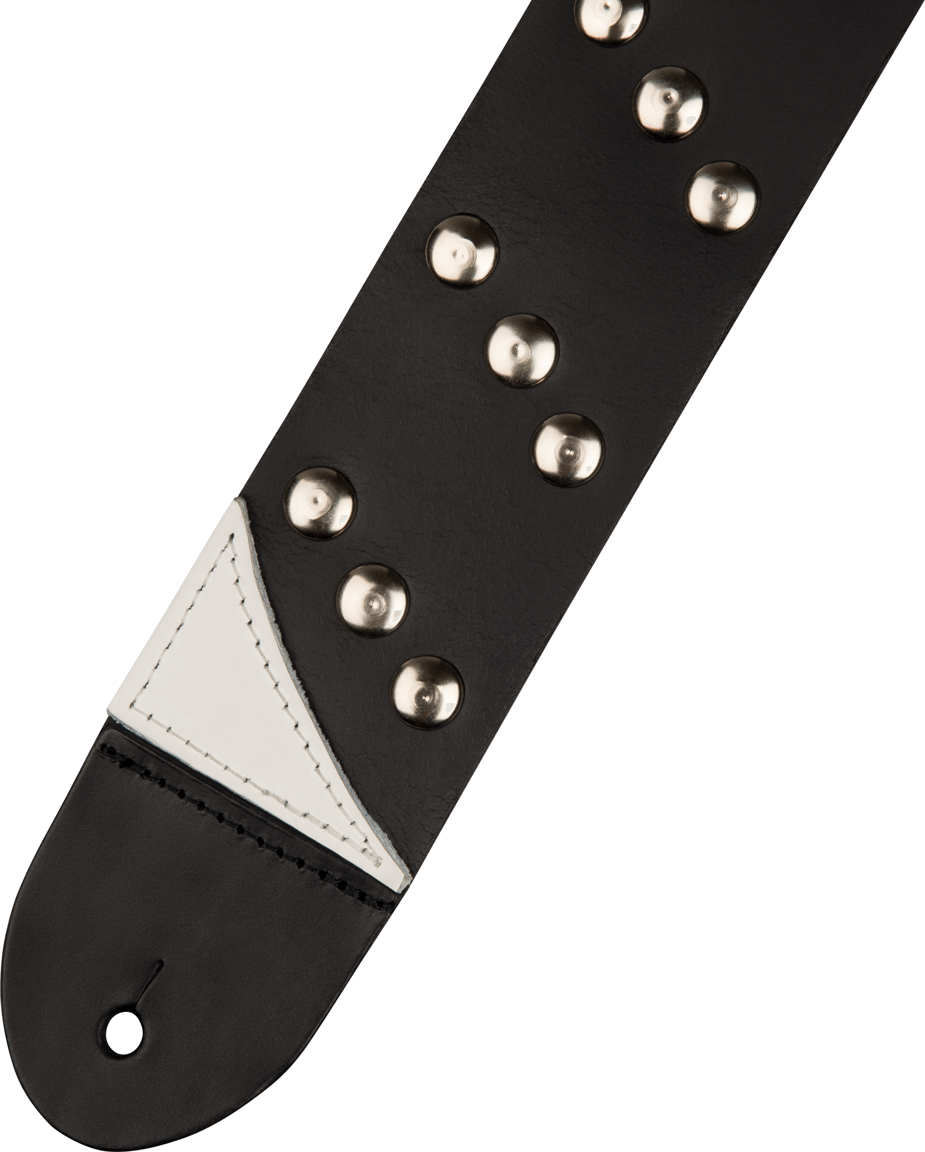 jackson-straps-metal-stud-sangle-cuir-noir-63-5-mm-clous image 2