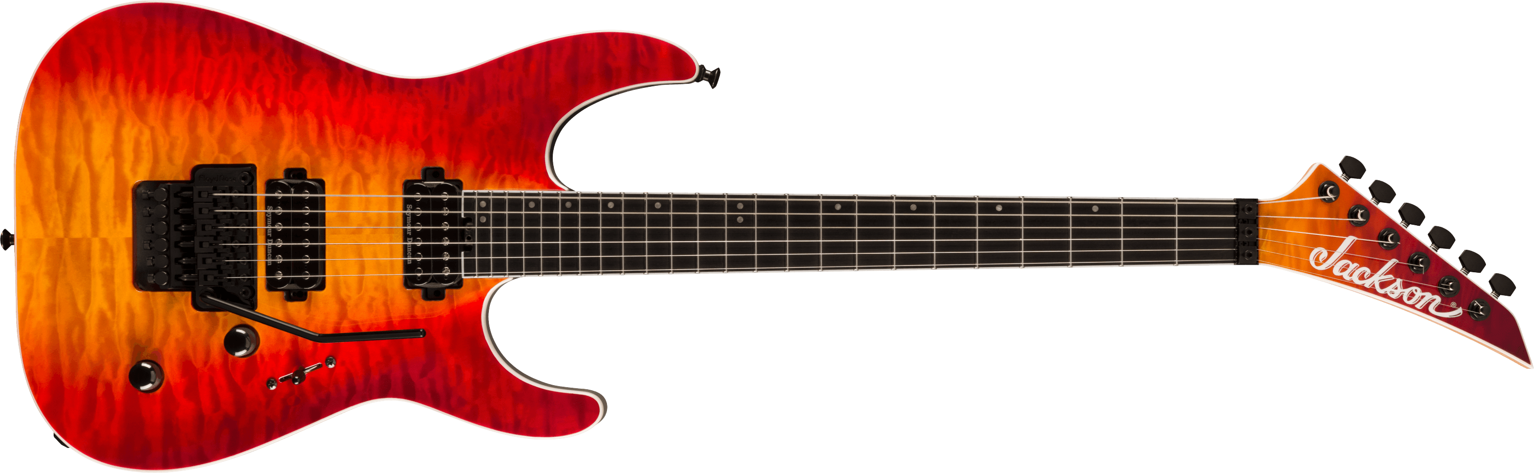 jackson-pro-plus-dinky-dkaq-guitare-firestorm-floyd-rose image 1