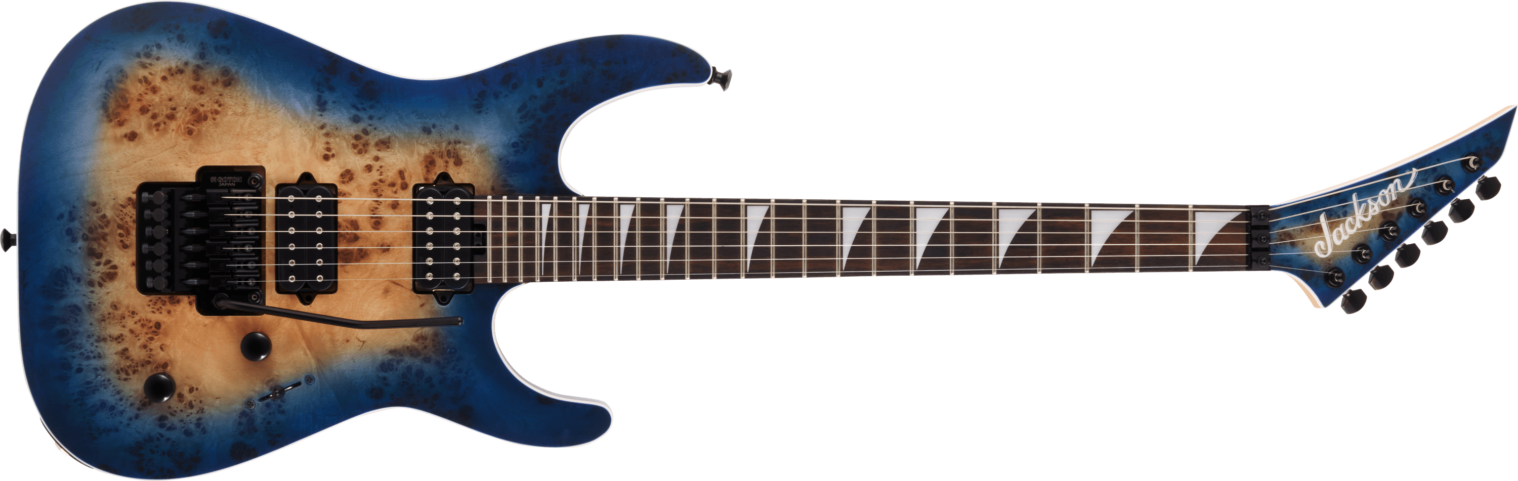 jackson-mj-series-dinky-dkrp-guitare-lectrique-bleu-transparent image 1