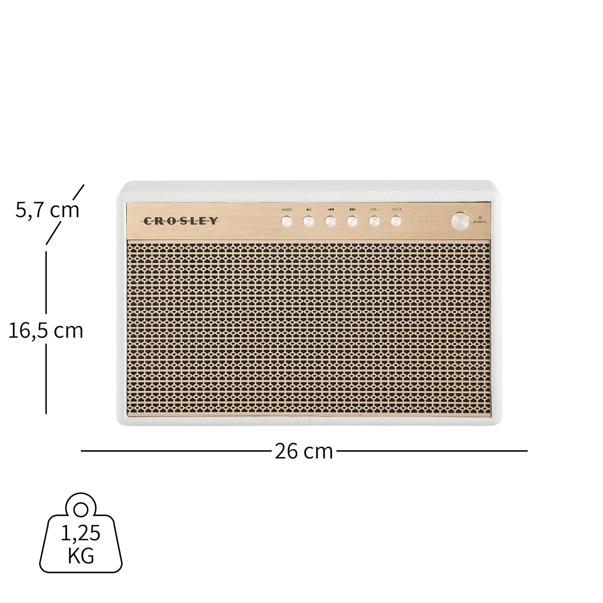 crosley-montero-enceinte-bluetooth-portable-blanc-20w image 5
