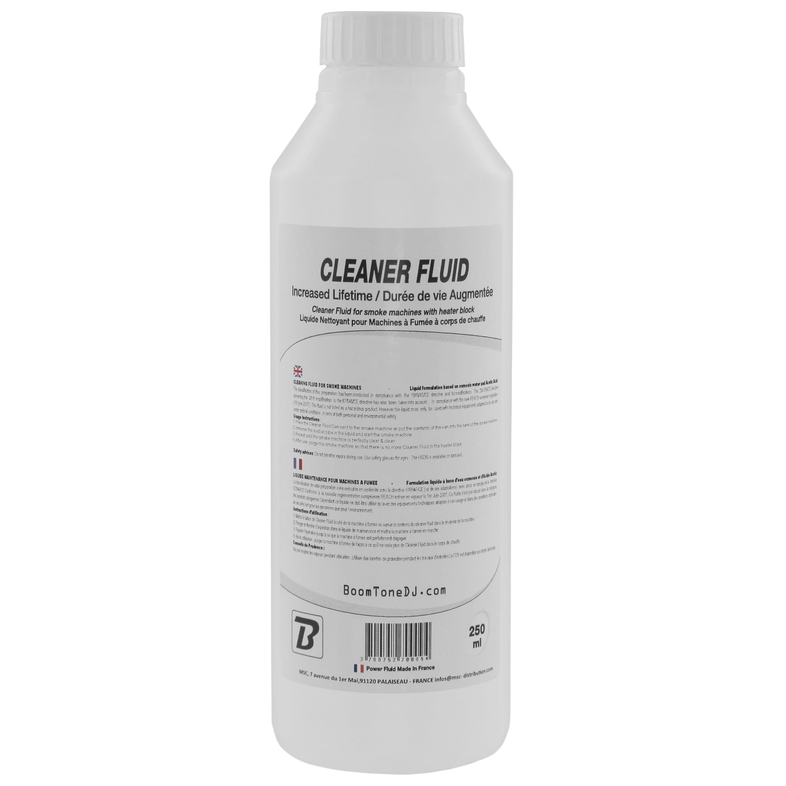 boomtonedj-cleaner-fluid-liquide-nettoyage-machine-fum-e-250ml image 2
