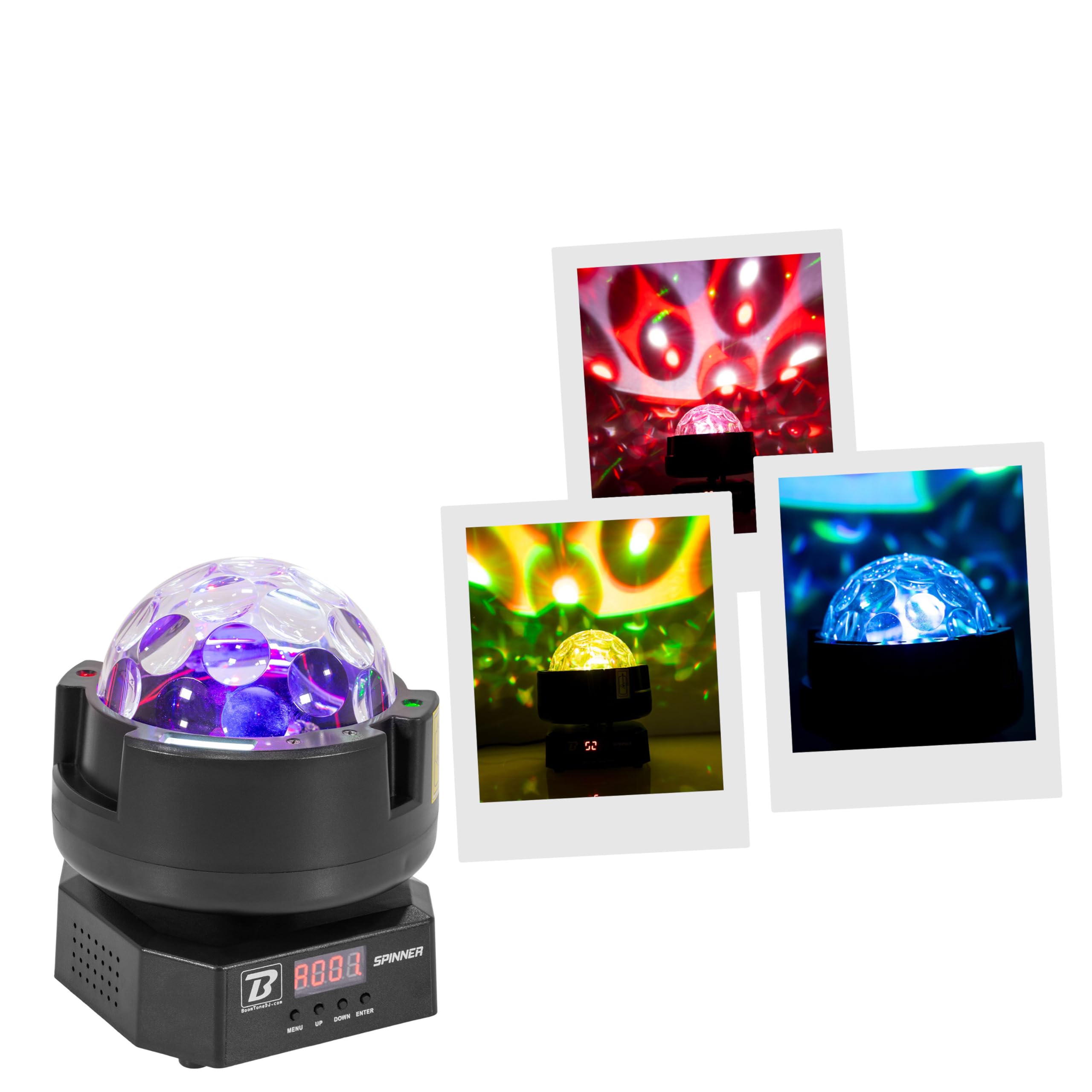 boomtonedj-spinner-jeu-de-lumi-re-led-3-en-1-stroboscope-dmx image 1