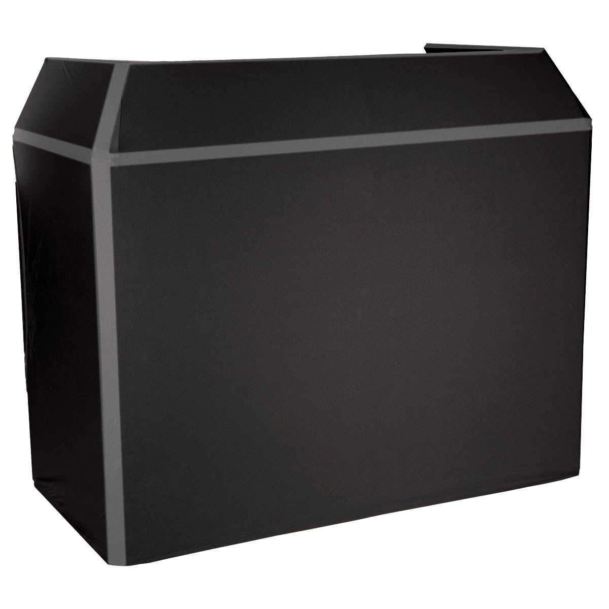boomtonedj-dj-stand-pro-tissu-lycra-noir-habillage-stand image 1