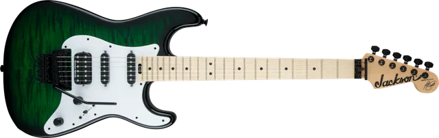 jackson-usa-adrian-smith-san-dimas-guitare-green-burst image 1