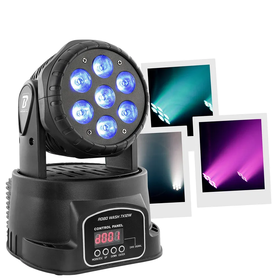 boomtonedj-robo-wash-7x12w-lyre-wash-led-rgbw-dmx image 1