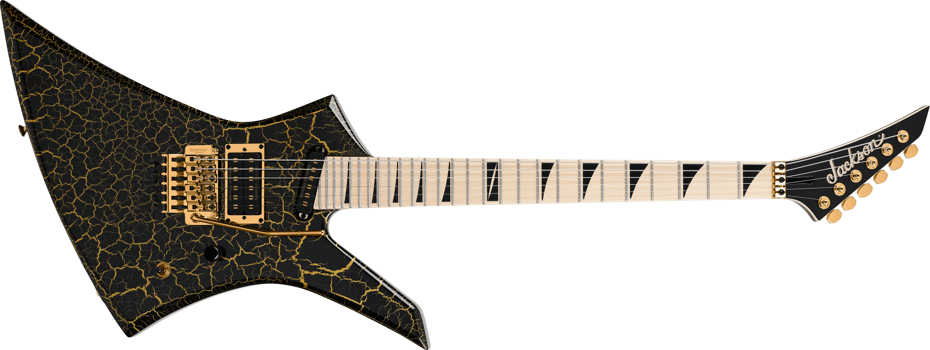 jackson-pro-plus-kelly-ke27-guitare-lectrique-brandon-ellis-gold-crackle image 1