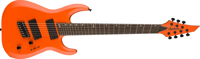 jackson-pro-plus-dinky-mdk-ht7-ms-guitare-orange-crush-7-cordes image 1