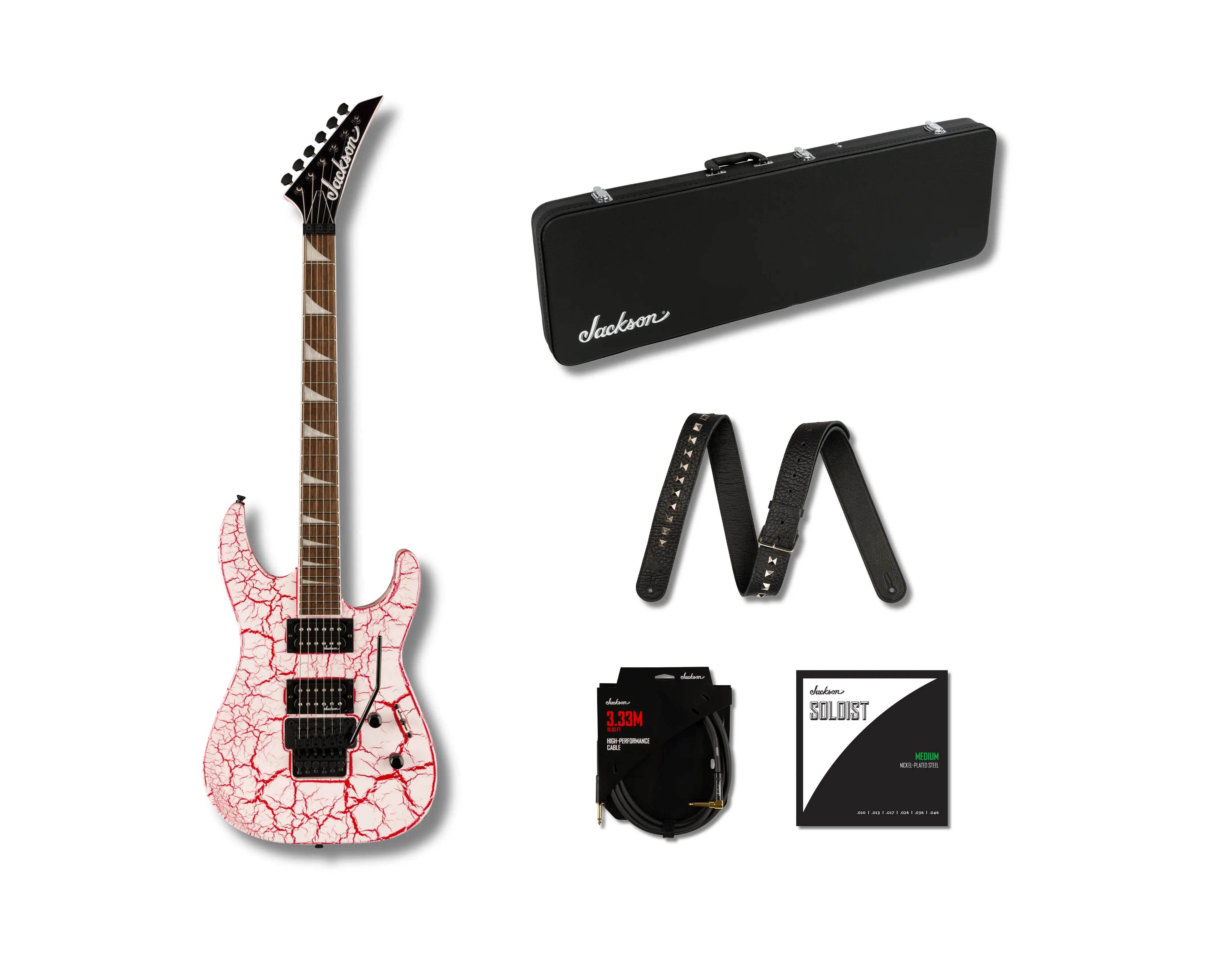 jackson-x-series-soloist-slx-dx-guitare-lectrique-bloodshot-crackle-bundle image 2