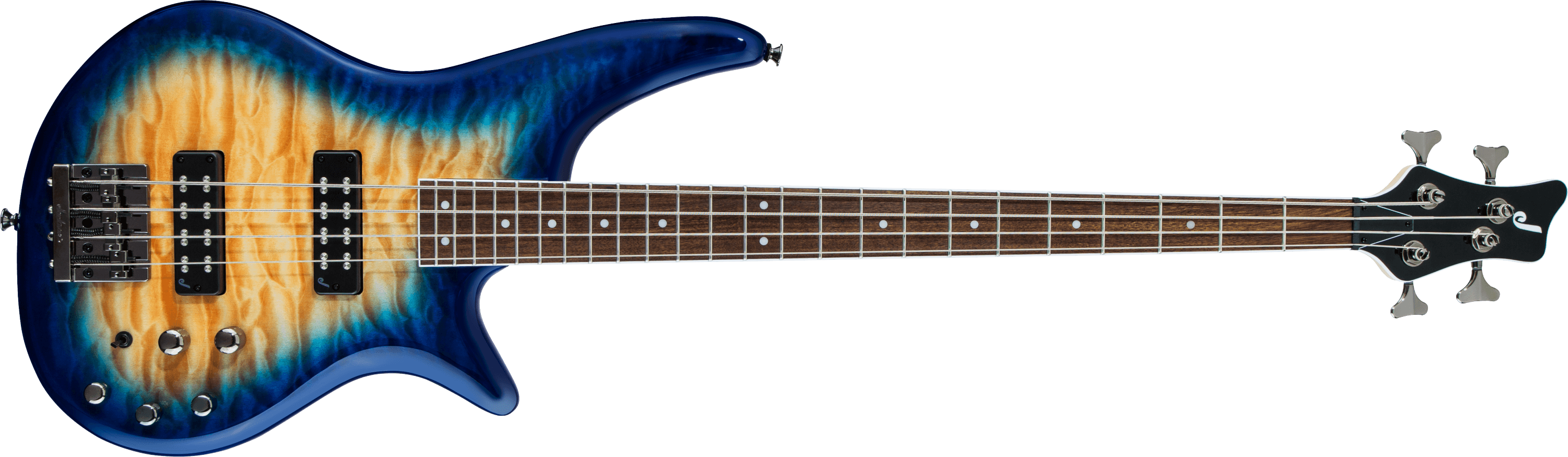 jackson-js-spectra-js3q-basse-lectrique-amber-blue-burst image 1
