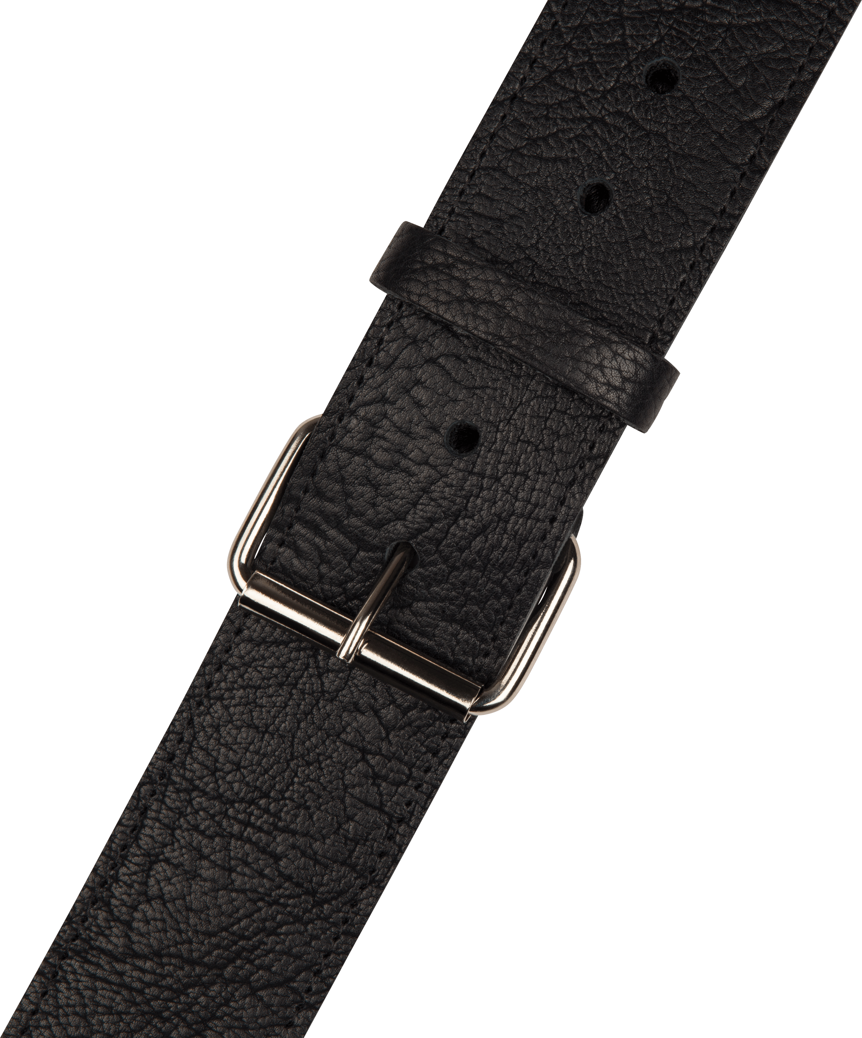 jackson-straps-shark-fin-sangle-guitare-cuir-noir-rouge-50-mm image 2