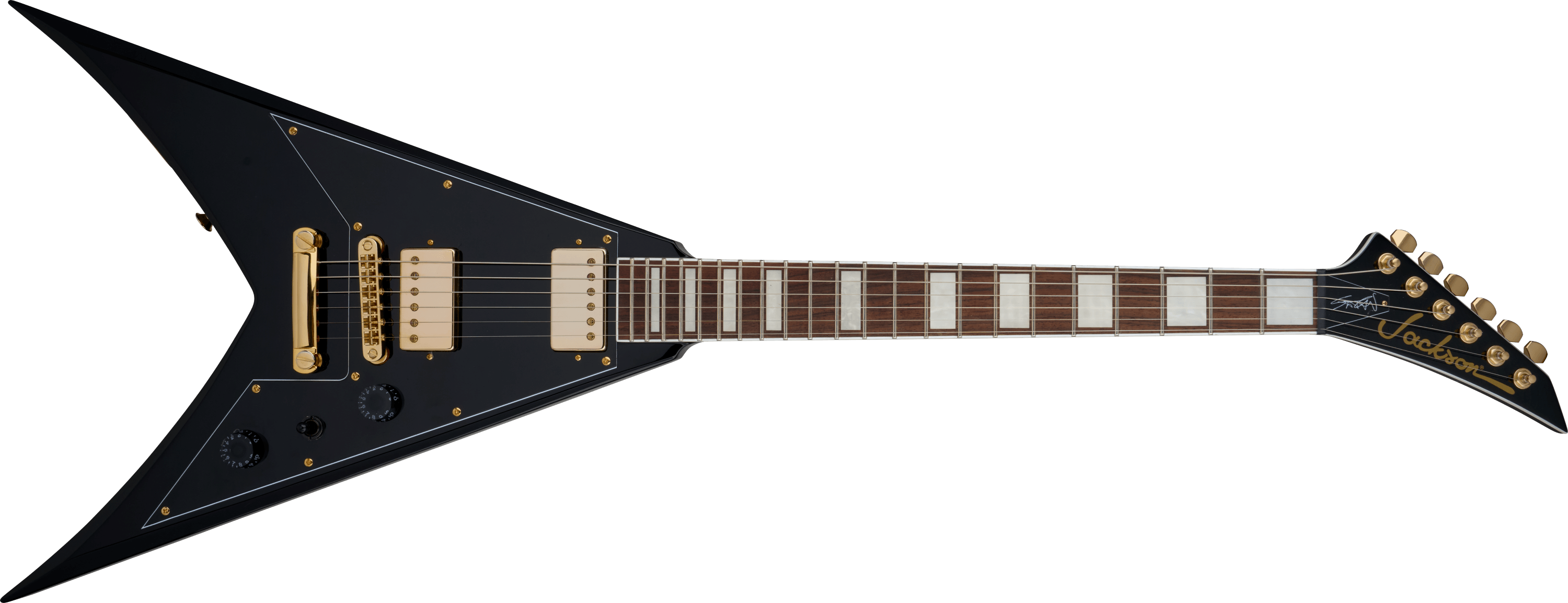 jackson-kvxt-scott-ian-king-v-guitare-black image 1