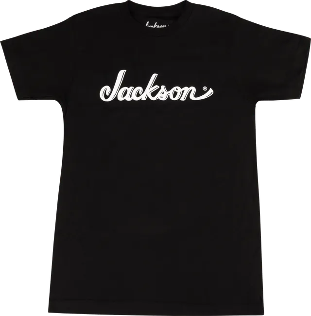 jackson-logo-t-shirt-homme-noir-coton-manches-courtes image 1