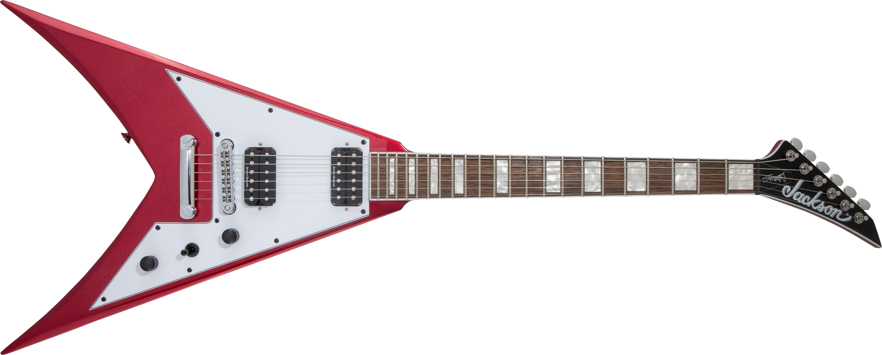 jackson-x-scott-ian-king-v-kvxt-guitare-v-candy-apple-red image 1