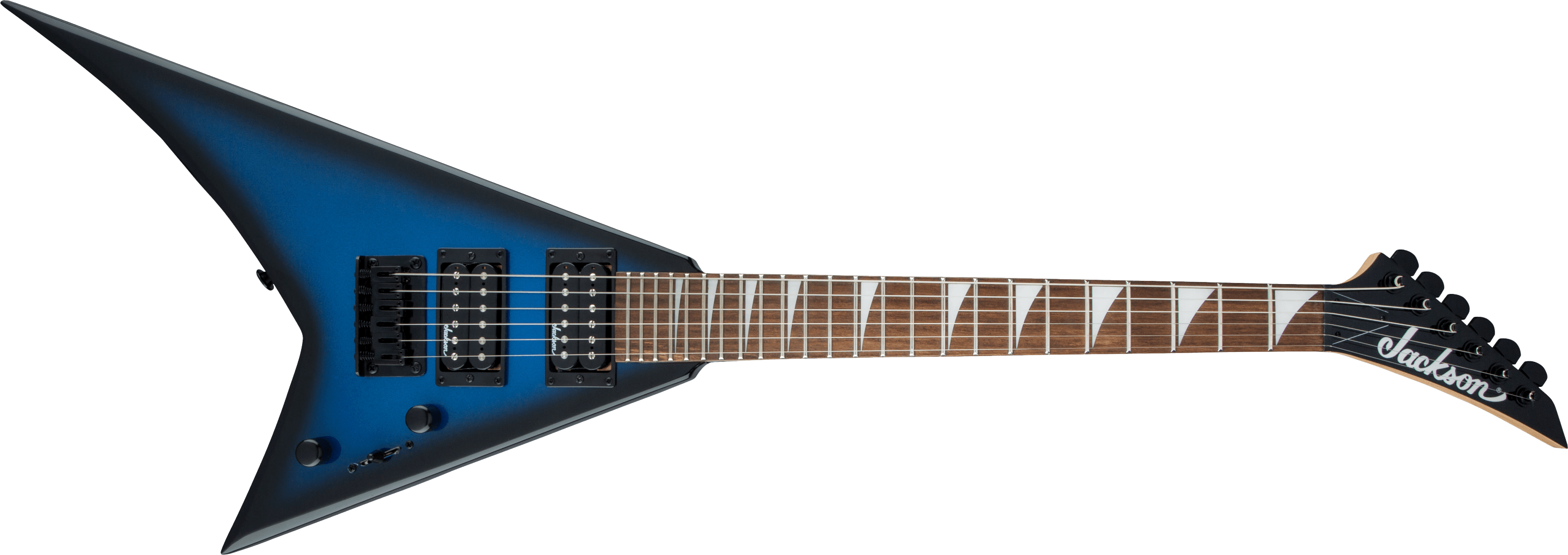 jackson-js-series-rr-minion-js1x-guitare-metallic-blue-burst image 1