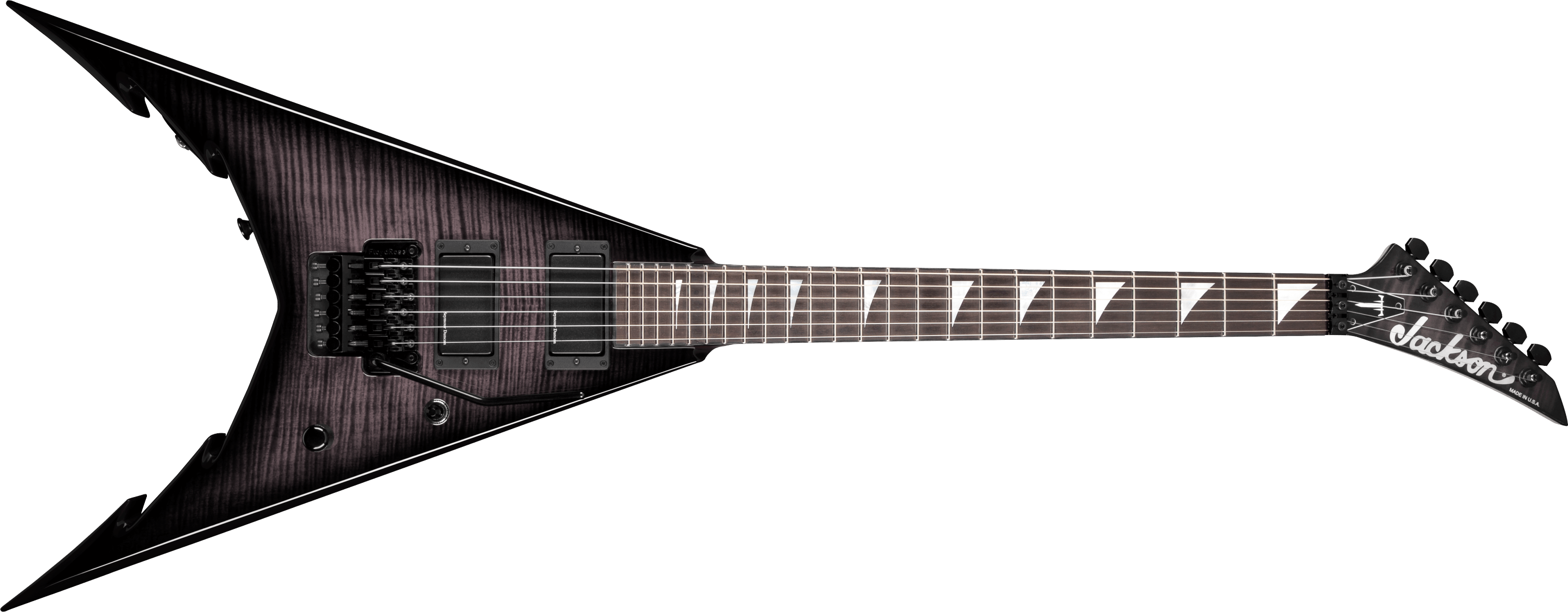 jackson-king-v-kv6-guitare-lectrique-gloss-black-floyd-rose image 2