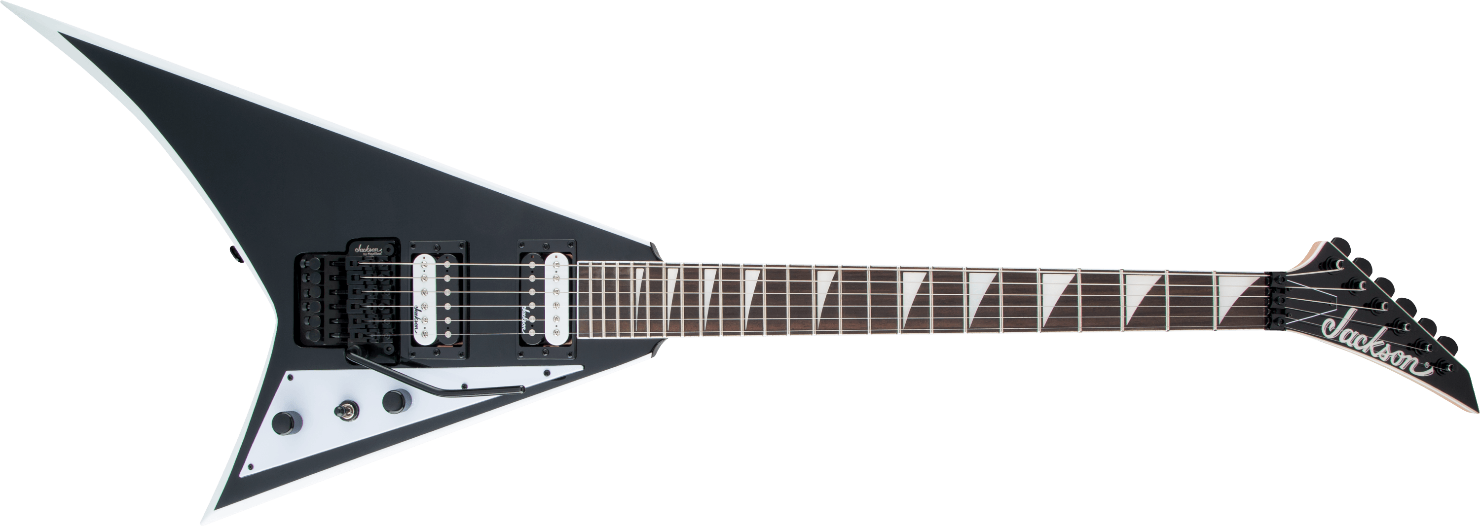 jackson-js-rhoads-js32-guitare-lectrique-black-white-bevels-floyd image 1