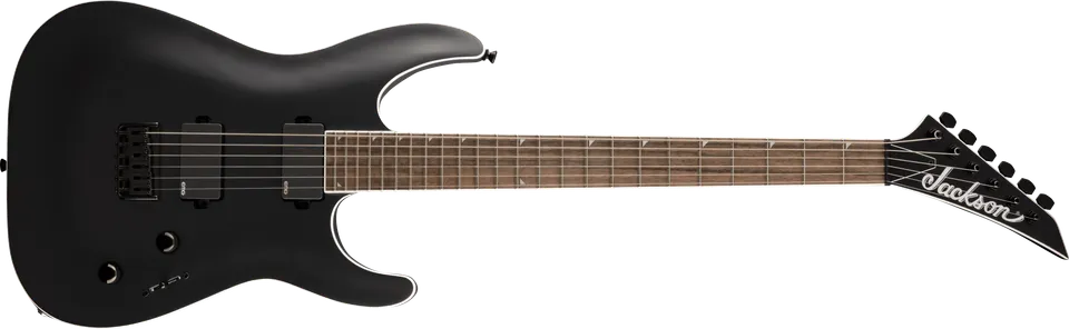 jackson-x-series-soloist-sla6-dx-guitare-baryton-noir image 1